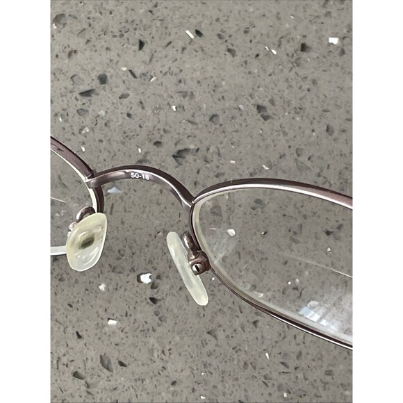 LA STRADA 108 L4N Eyeglasses Frames ONLY 50-18-135 oval purple full rim main image 9